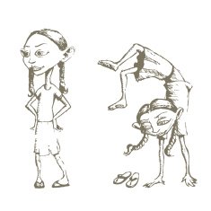 girls sketches
