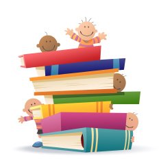 Kids on books