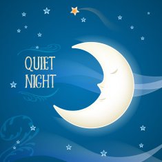 Cartoon Sleeping Moon N5