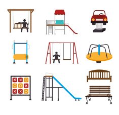 Park Design Over White Background Vector Illustration N3