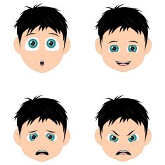 faces of boy