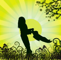 Happy Family Vector N5