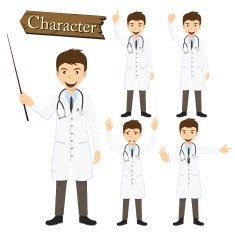 Doctor character set vector N2