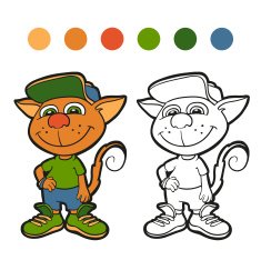 Coloring book (cat) N3