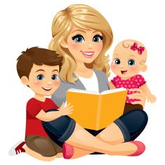Mom Reading With Children 2