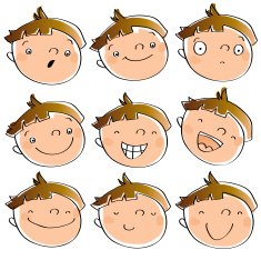 kid face expressions