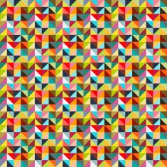 Seamless triangle colorful pattern