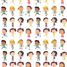 Different emotion of kids