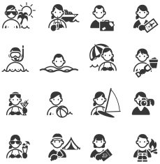 Vacation Holiday Icons