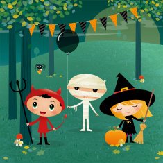 Moonlit halloween party