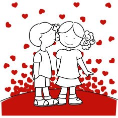 Valentine's friends