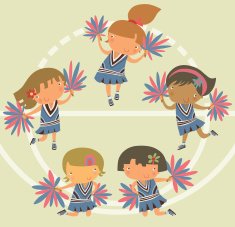 Cheerleader Team