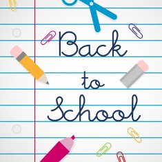 Notebook squares Back to school