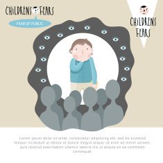 Children's fears Vector illustration N5