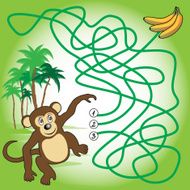 Monkey maze game