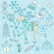 Merry Christmas and Happy New Year card N2