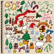 Hand-painted Christmas illustrations