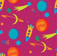 Seamless space pattern N4