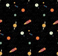 Seamless space pattern N5