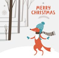 Greeting Christmas card N2