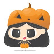 Halloween cute kid