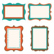 vector frame collection