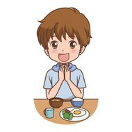 boy eat