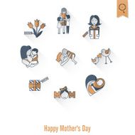 Happy Mothers Day Icons N22