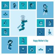 Happy Mothers Day Icons N27