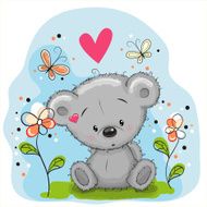 Bear With Flowers N2