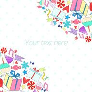 Holiday background with text placeholder