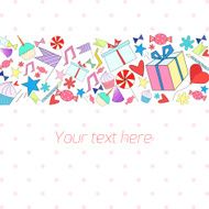 Holiday background with text placeholder N2