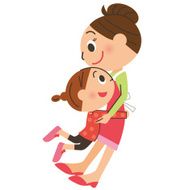 Happiness of a parent and the child