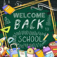 lovable welcome back to school background N2