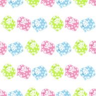 Seamless pattern with colored elephants N2