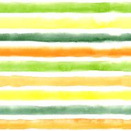 Watercolor seamless pattern with color stripes