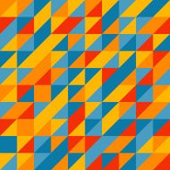 Colorful trianglulation pattern