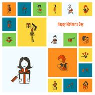 Happy Mothers Day Icons N29