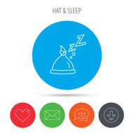 Baby hat with nodule icon Newborn cap sign