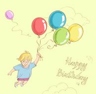 Happy birthday illustration N2