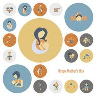Happy Mothers Day Icons N57