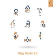 Happy Mothers Day Icons N62