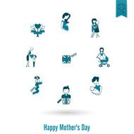 Happy Mothers Day Icons N65