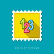123 blocks flat stamp