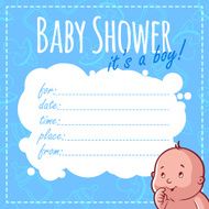 Baby Shower Card It&#039;s a boy! N2