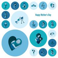 Happy Mothers Day Icons N86