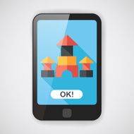 brick house flat icon with long shadow N10