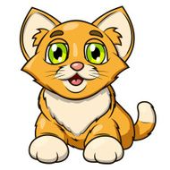 Smiling little kitten 2