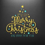Christmas lettering illustration N2