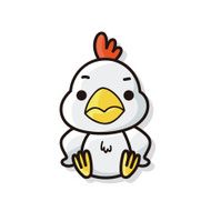 Chinese Zodiac rooster doodle